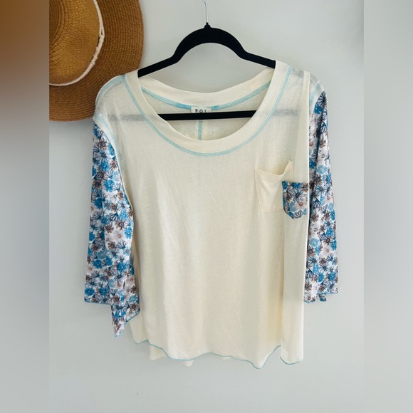 129 pol small lightweight floral Top blouse - Picture 2 of 4